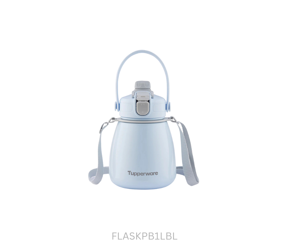 Tupperware Potbelly Flask - Insulated 1 Litre - Blue