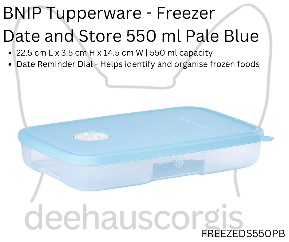 Freezer - Date and Store 550ml - Pale Blue