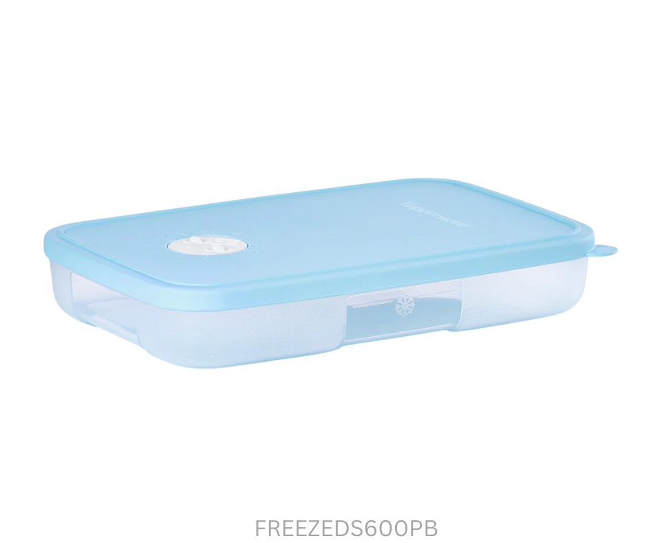 Tupperware Freezer - Date and Store 600ml - Pale Blue