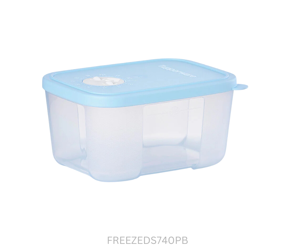 Tupperware Freezer - Date and Store 740ml - Pale Blue