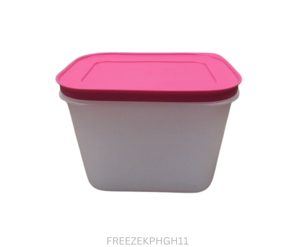 Tupperware Freezer Keeper - Small High 1.1L - Pink Seal