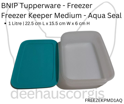 FreezerKeeper - Medium 1 Litre Aqua