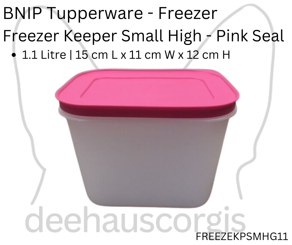 FreezerKeeper - Small High 1.1L - Pink Seal