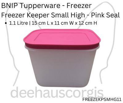 FreezerKeeper - Small High 1.1L - Pink Seal