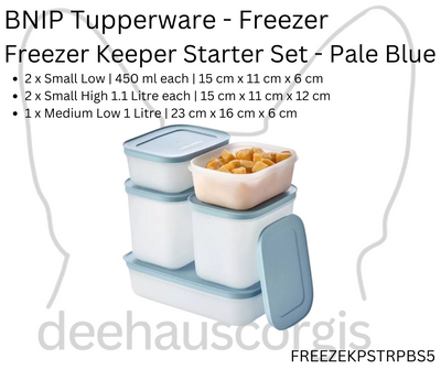 FreezerKeeper Starter - Pale Blue - Set of 5