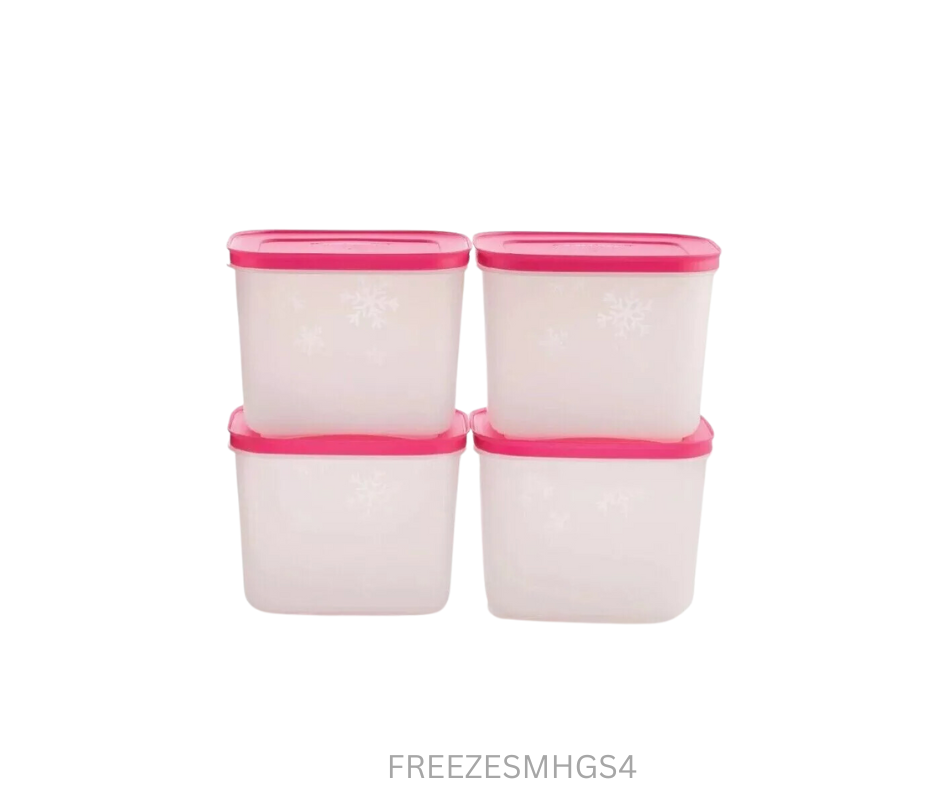 Tupperware Freezer Keeper Small High - Set of 4