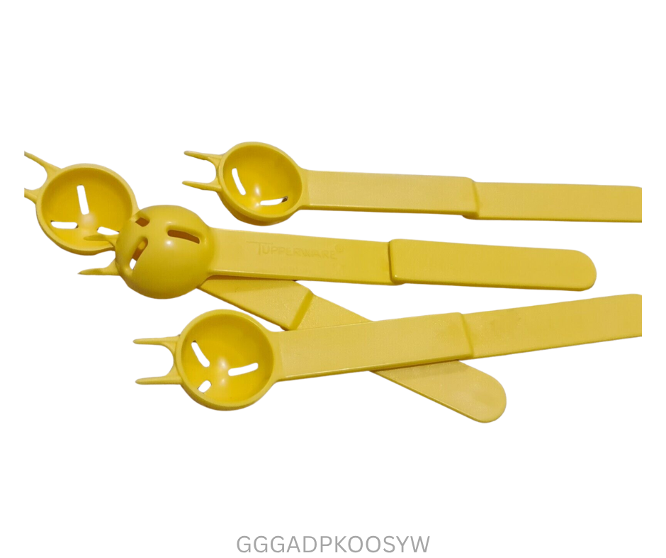 Tupperware Pickled Onion Olive Skewer - Yellow