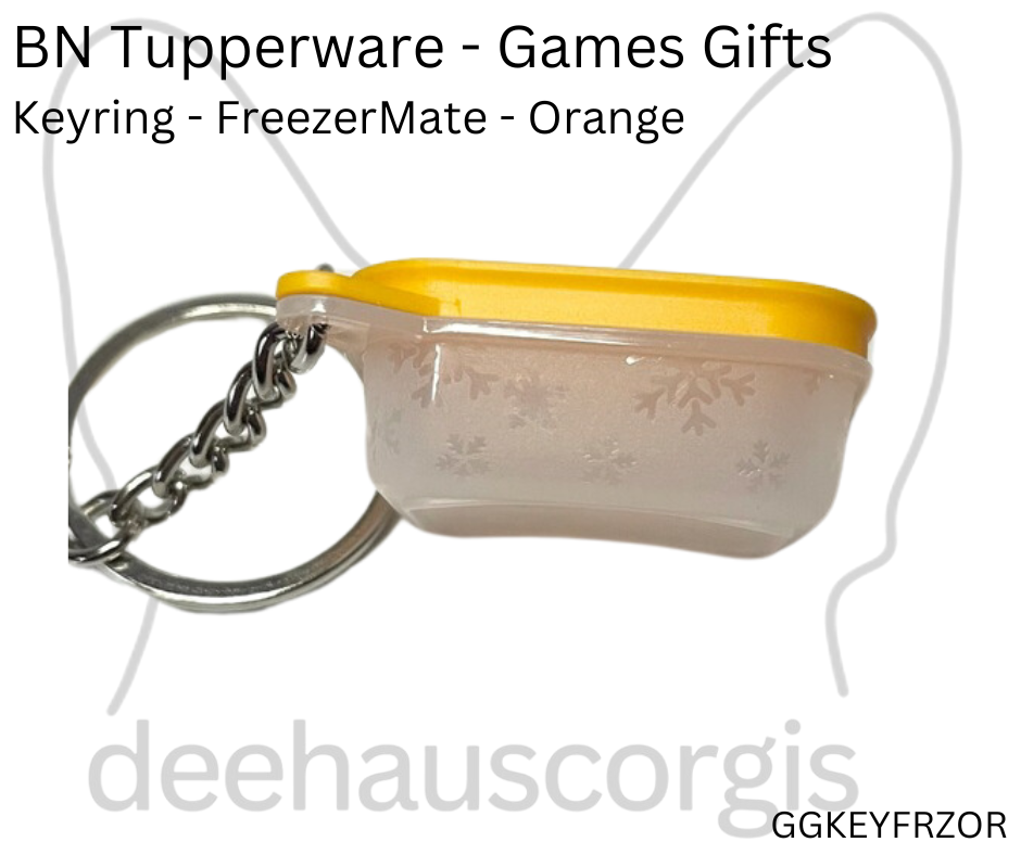 Tupperware Keyring - FreezerMate - Orange