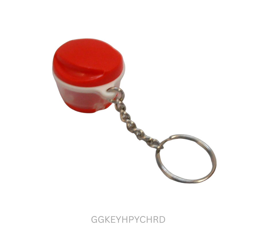 Tupperware Keyring - Happy Chopper - Red