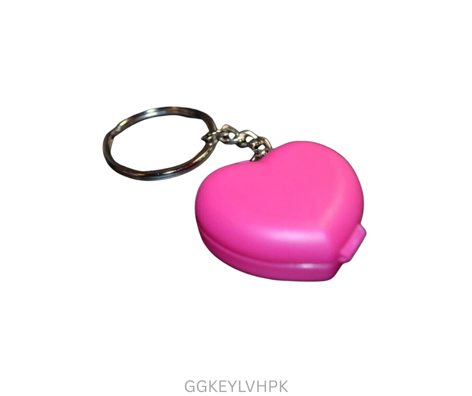 Tupperware Keyring - Love Heart - Pink