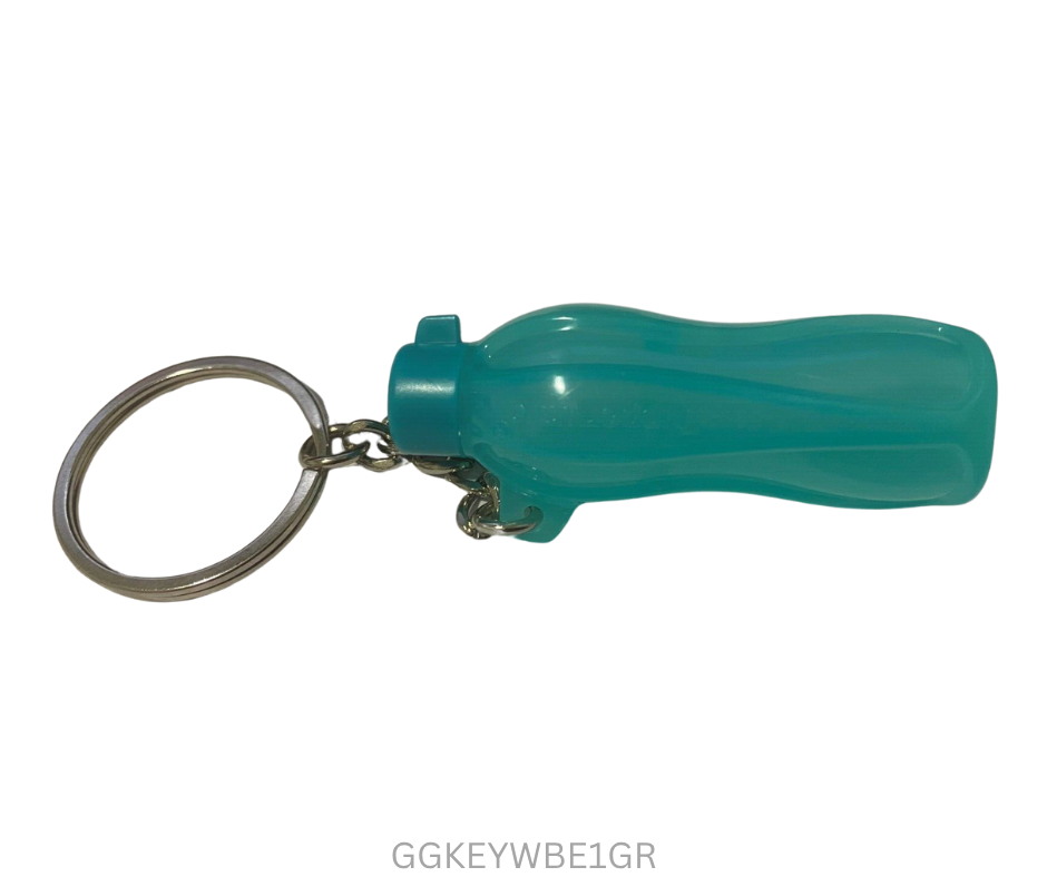 Tupperware Keyring - Water Bottle - Round - Eco I - Green