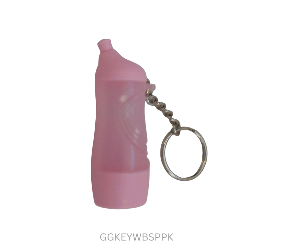 Tupperware Keyring - Water Bottle - Sports - Pink