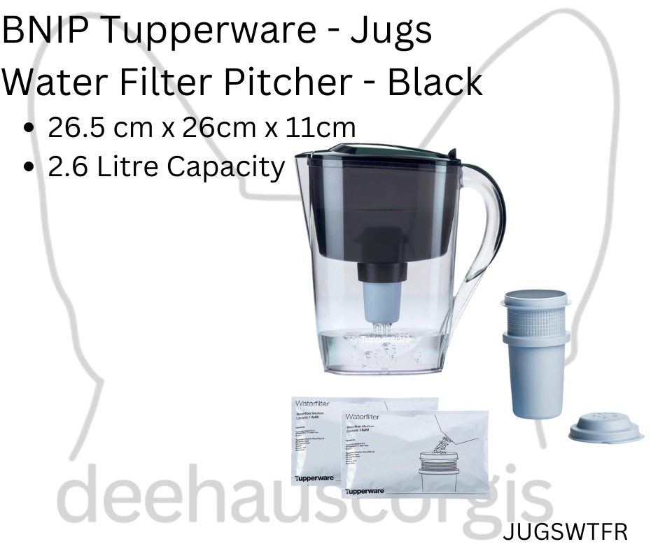 Tupperware Pure & Serve Water Filter Pitcher