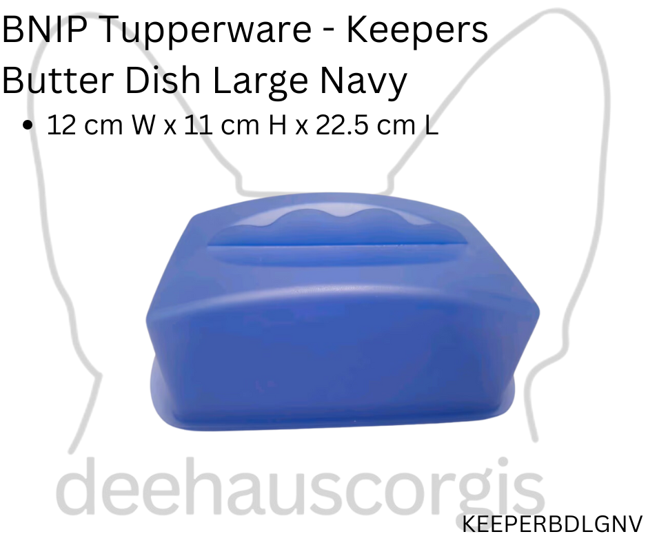 Butter Dish - Large - Navy