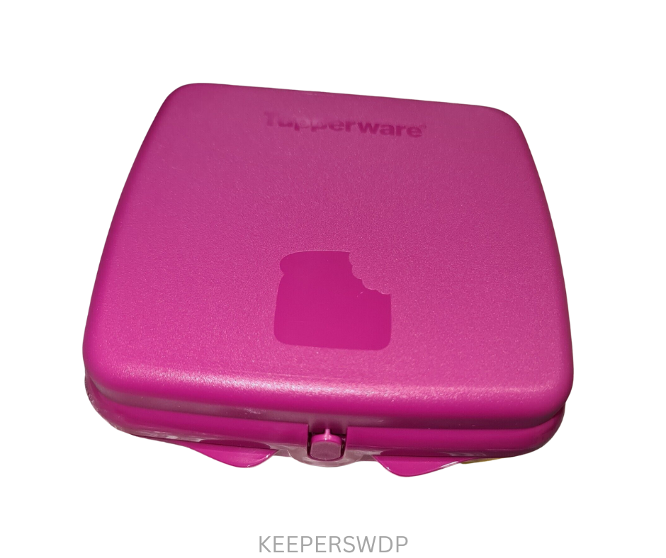 Tupperware Keeper - Sandwich Dark Pink