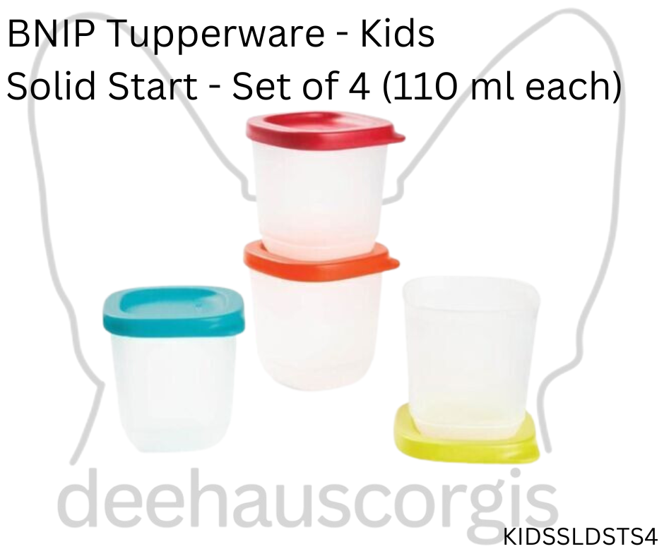 Tupperware Kids Solid Start - Set of 4