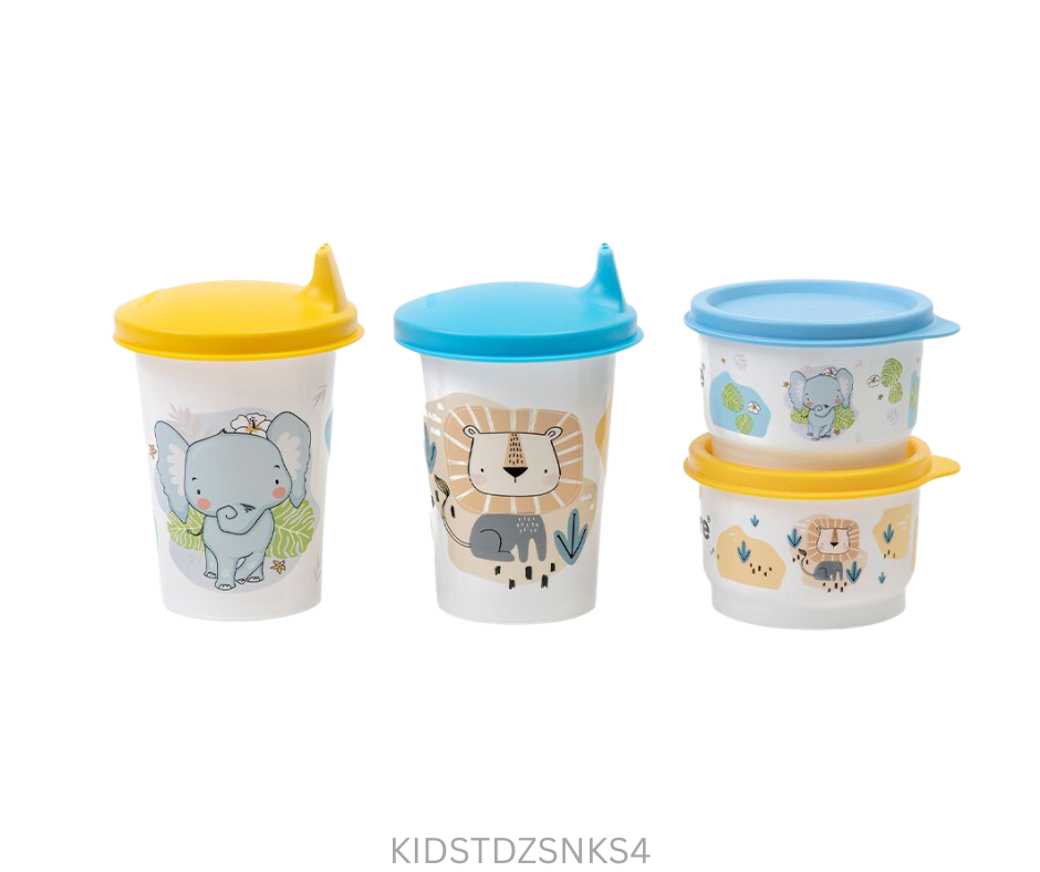 Tupperware Todz Snack Set - Set of 4