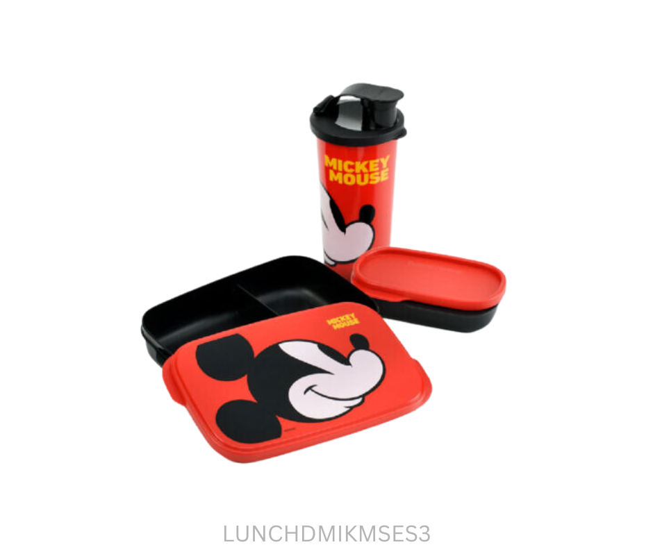 Tupperware Disney - Mickey Mouse Lunch Set - with Tumbler