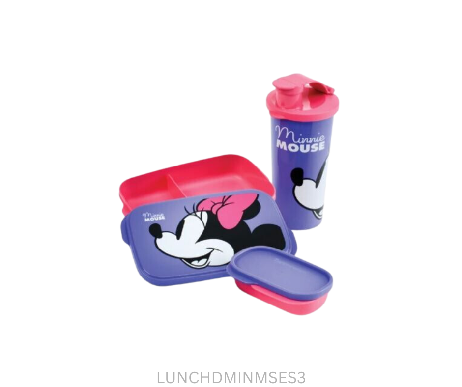Tupperware Disney - Minnie Mouse Lunch Set - with Tumbler