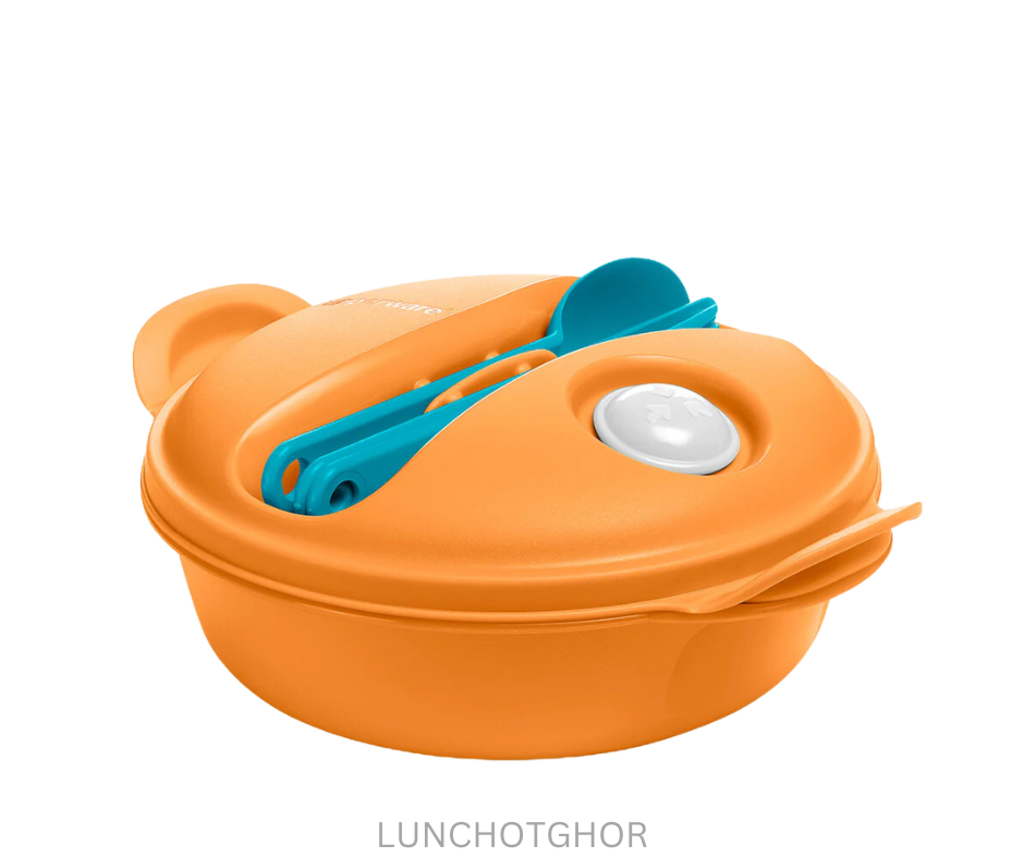 Tupperware Lunch on the Go Set - Hot - Orange