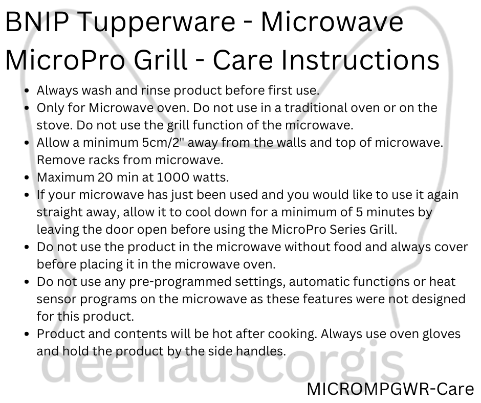 Tupperware Micro Pro Grill with Ring