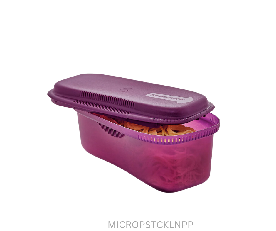 Tupperware Microwave Pasta Cooker Long - Purple