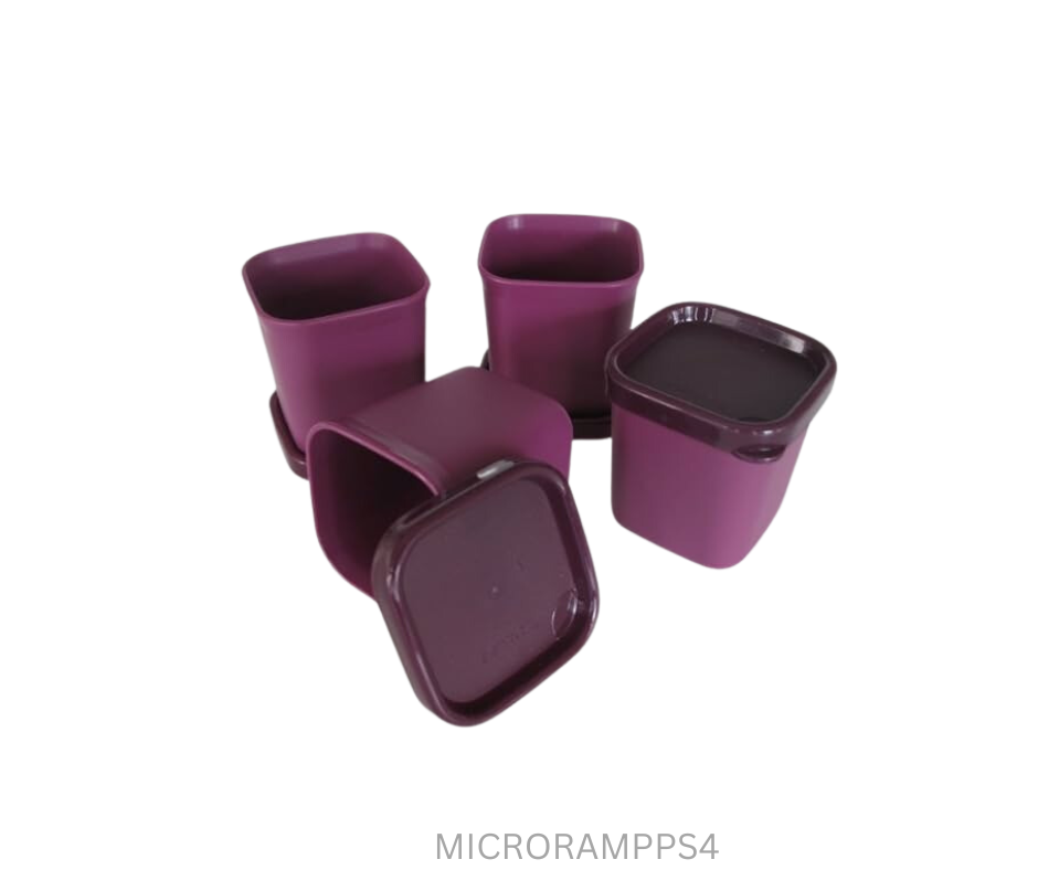 Tupperware Micro Ramekins Purple 80 ml - Set of 4
