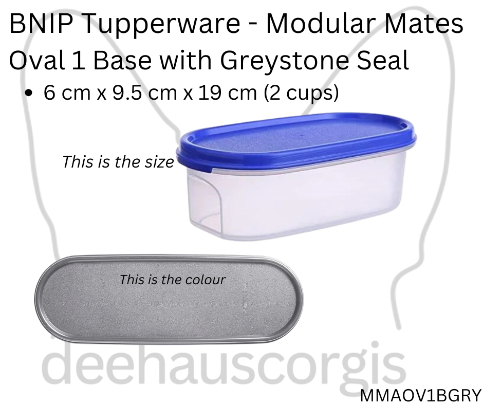 MM Oval Base 1 - with Grey Seal