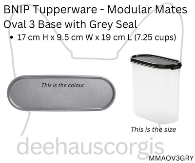 MM Oval Base 3 - with Grey Seal