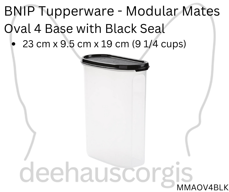 MM Oval Base 4 - with Black Seal