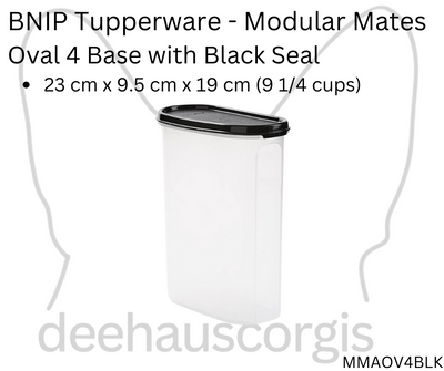 MM Oval Base 4 - with Black Seal