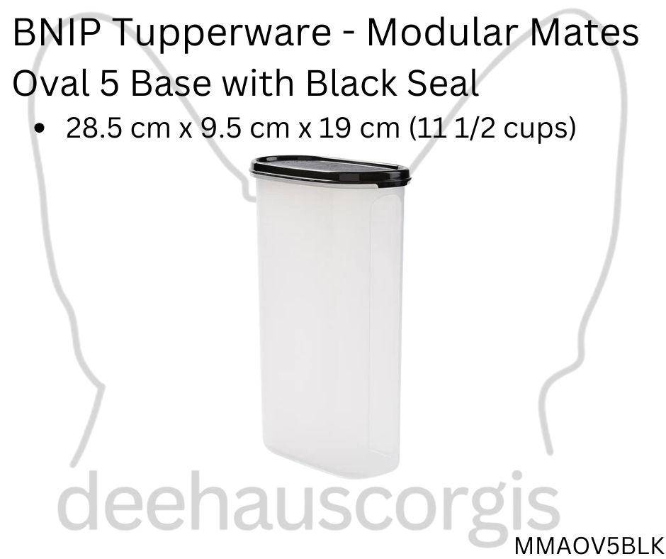 MM Oval Base 5 - with Black Seal