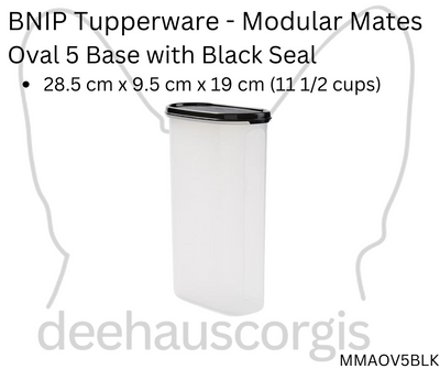 MM Oval Base 5 - with Black Seal