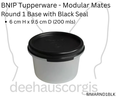 MM Round Base 1 - with Black Seal