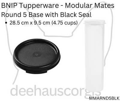 MM Round Base 5 - with Black Seal