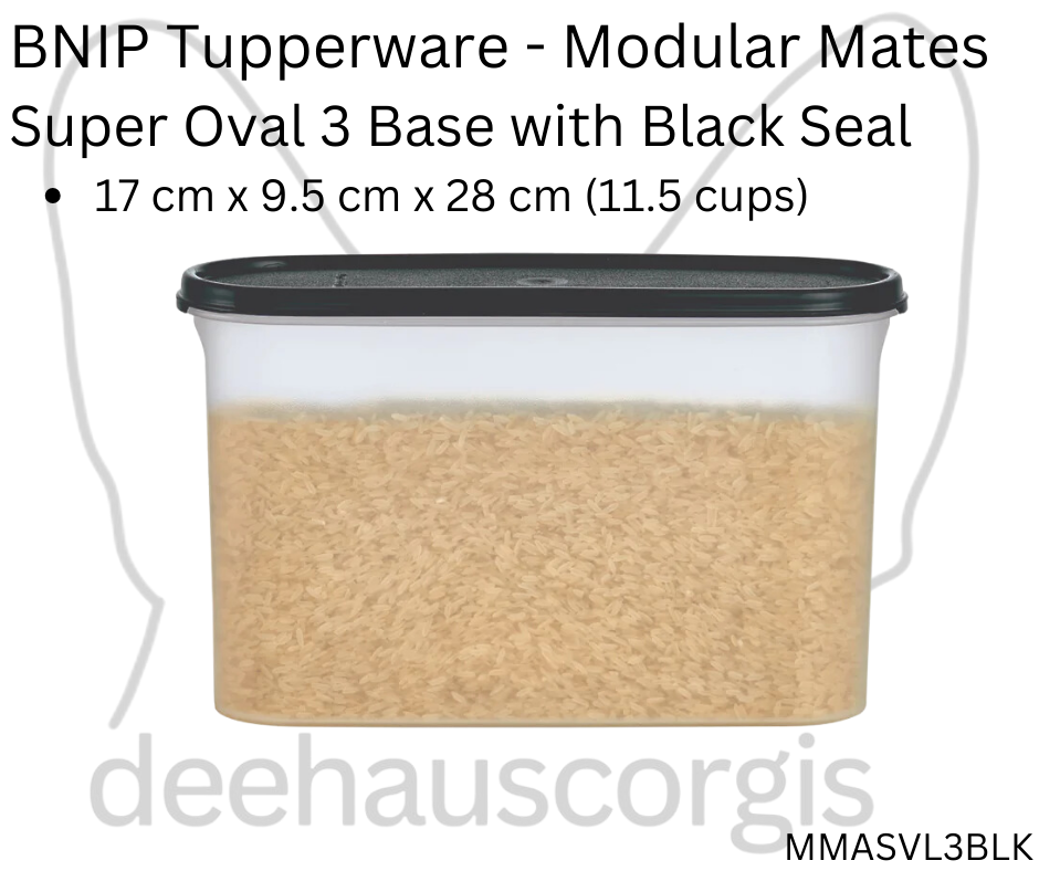 MM Super Oval Base 3 - with Black Seal