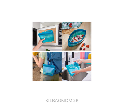 Tupperware Silicone Bag - Medium - Green