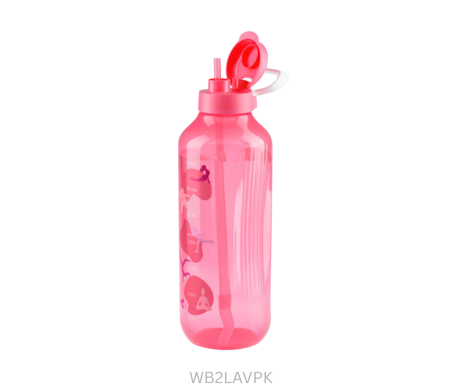 Tupperware Water Bottle - 2 Litre - Aquavibe - Pink