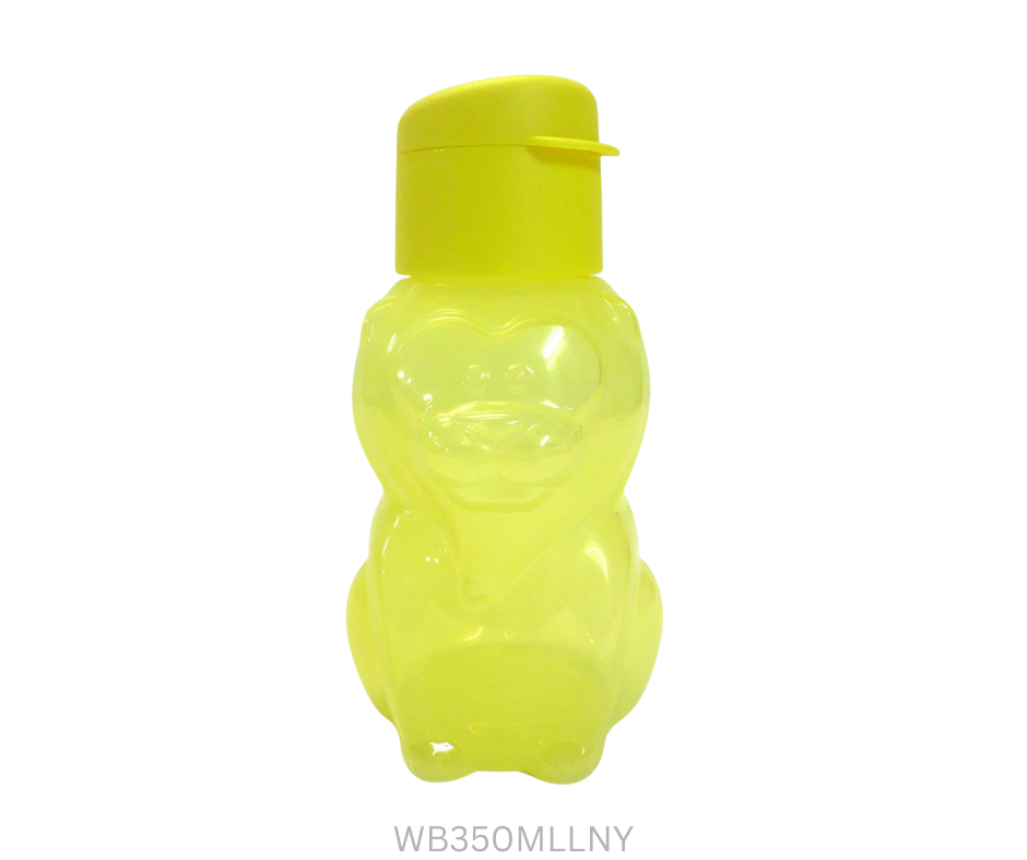 Tupperware Water Bottle - 350ml Lion - Yellow