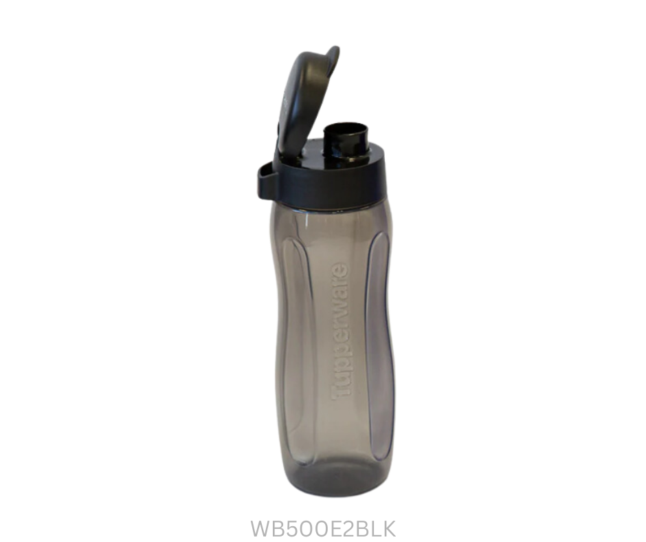Tupperware Water Bottle - 500ml - Eco II - Black