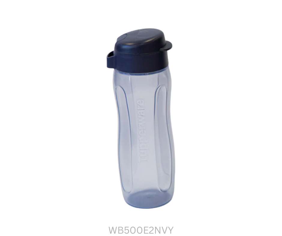 Tupperware Water Bottle - 500ml - Eco II - Navy