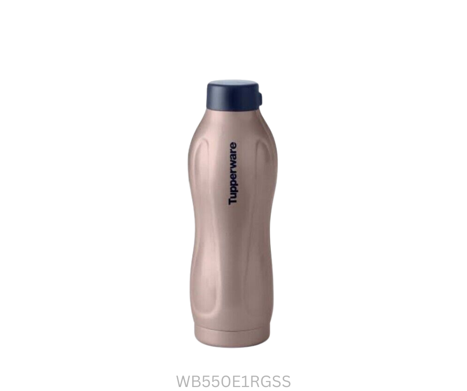 Tupperware Water Bottle - 550ml - Eco I - Rose Gold Stainless Steel